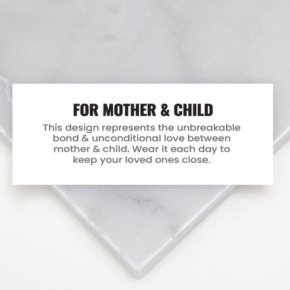 Mother & Child Pendant Silver